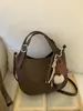 Bolso Pequeño Retro Coreano de Mano para Mujer 2025 Nuevo Bolso de Hombro Cruzado Versátil de Gama Alta Bolso Tote Tipo Cubo