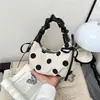 Diseño Nicho Coreano Transfronterizo Lunares Verano 2026 Nueva Moda Versátil Gran Capacidad Hombro Único Cruzado Bolso Dumpling