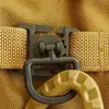 4 Piezas Hebilla Giratoria D Hebilla Ajustable de 8 Segmentos Mochila Hebilla en Forma de D Accesorios para Bolsa de Cincha Accesorios para Bolsa Exterior