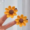 Grampo de Cabelo Girassol Fofo Tiara Acessórios de Cabelo de Princesa Infantil Coreana Corda de Cabelo Corda de Cabelo Grampo para Franja de Bebê Grampo de Cabelo