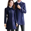 Abrigo de lana grueso para negocios Ropa formal de longitud media para mujer Ropa de trabajo para recepción de hotel Ropa de verano Abrigo unisex para hombre y mujer