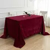 Mantel de conferencia, rectangular, para eventos y exposiciones, terciopelo dorado, rojo, para uso comercial, tela roja de boda