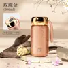 Taza Térmica de Alto Valor Estético con Pantalla de Temperatura, Taza de Bolsillo Recubierta de Titanio de Acero Inoxidable, Botella de Agua Portátil Simple Unisex al por Mayor
