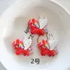 Alas Rojas de Año Nuevo Pegaso Pequeño Accesorios para Joyería de Resina DIY al por Mayor Funda para Teléfono Móvil Imán para Refrigerador Material de Colgante para Zapatos