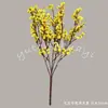 Buquê de Flores Artificiais Amarelas Cena de Casamento Rosa Borboleta Orquídea Floral Materiais DIY Adereços de Decoração