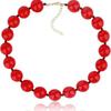 Amazon nuevo collar de cuentas acrílicas de joyería collar de cuentas de color resina collar personalizado de cuentas collar para hombres y mujeres