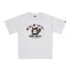 Camiseta de Manga Corta de Verano Hellokitty25 Estilo Nuevo Estampado de Letras Milo Corte Holgado para Hombres y Mujeres Parejas