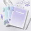 Cuaderno de hojas sueltas de alto valor b5 cuaderno desmontable cuaderno simple estudiantes universitarios, estudiantes de secundaria y preparatoria estilo ins cubierta blanda más