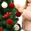 Actividad Transfronteriza Producto Nuevo Bola de Terciopelo Flocado Adornos para Árbol de Navidad Adornos Colgantes de Navidad y Año Nuevo Accesorios Decoración