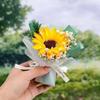 Regalo de San Valentín mini flor de jabón de girasol flor seca Cielo Estrellado regalo de mano aromaterapia para coche salida de aire novia