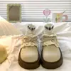 Sandalias Birkenstock súper lindas con lazo ribeteado de encaje para mujer, nueva colección de primavera 2026, con suela de plataforma, mocasines retro