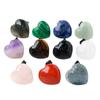 Piedra en bruto de cristal natural Luna estrella amor clip para salida de aire acondicionado de coche Clip decorativo de cristal para salida de aire europeo y americano