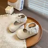 Lindos Zapatos de Niña con Decoración de Encaje Nuevo Estilo Primavera 2026 Zapatos de Princesa para Niños con Lazos Zapatos de Bebé de Cuero a la Moda