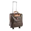 Maleta de ruedas universal de piel sintética, maleta de cabina, maleta de viaje para distancias cortas, bolso de mano con ruedas estilo coreano para mujer, bolso de mano con ruedas para hombre