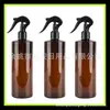 Botella Spray Ratón Marrón de 500ml Botella PET de Hombro Plano Florero Solución de Limpieza Botella Spray Embotellada