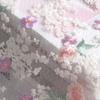 Nueva tela bordada con red de diamantes, bordado artesanal especial para chaleco de alta sociedad, vestido cheongsam, tela bordada