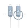 Nueva Funda Protectora para Cable de Datos Silicona Mordida Anti-Rotura Cable de Teléfono Móvil Cable de Carga Cubierta Protectora Venta Directa de Fábrica