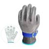 Luvas de Aço Inoxidável 316, Fio de Aço Puro, Resistentes a Cortes, para Açougue, Corte de Peixe, Corte de Carne, Proteção de Mão Nível A9 Padrão Americano, Proteção do Trabalho