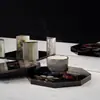 Papoula DIY Resina Epóxi Gesso Espelho Caixa de Armazenamento Quadrada Coaster Oito Lados Combinação Molde de Silicone Atacado