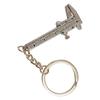 Chaveiro criativo de liga de zinco com paquímetro mini ferramenta chaveiro pingente portátil pequeno presente