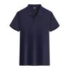 Venta al por mayor Solapa Manga Corta Logotipo Impreso Personalizado Ropa de Trabajo Camisa Polo Publicidad Camisa Cultural Ropa de Fábrica Camiseta Color Puro Hecha a Medida