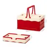 Cesta Plegable Regalo Décimo Cumpleaños Caja Vacía Empaque Guardería Infantil Caja de Regalo de Mano con Forma de Estrella