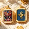 Tangka Manjushri, Samantabhadra, Zaki Lhamo, Tara Verde, Tesoro Amarillo - Colgante personalizable estilo Tíbet, joyería al por mayor de una sola pieza