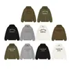 Novedad Otoño e Invierno ESENCIALES Sudadera con Capucha y Forro Polar Estampada con Letras para Niños Niñas Sudadera Holgada
