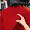 580g Cuello Alto para Hombre Otoño e Invierno Engrosado Talla Grande Prendas de Punto para Hombre Capa Base Cálida Ropa para Hombre
