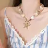 Colar de Peixe Pequeno com Contas Estilo Férias na Praia Doce Moda Personalidade Alto Valor de Cor Nicho Simples Moda Versátil