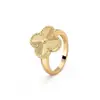 Los 26 Anillos de Trébol de Cuatro Hojas y Mariposa de la Suerte Más Nuevos del Mercado, Anillo Abrible de Perla Blanca y Lapislázuli de 18k