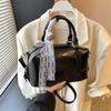 Bolso Casual Texturizado 2025 Primavera Nueva Moda Trendy Bolso Almohada para Viajero Mujer Hombro Cruzado