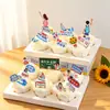 Decoraciones para Pastel de Temporada de Graduación: Surca el Viento y las Olas, el Futuro es Prometedor. Decoraciones para Mesa de Postres de Ceremonia de Graduación de Estudiantes, Inserts y Toppers