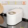 Cubo de Arroz Hogar 2025 Nuevo A prueba de Insectos A prueba de Humedad Sellado Grado Alimenticio Caja de Almacenamiento de Arroz Tanque de Arroz de Plástico Cubo de Superficie de Cocina Tapa Deslizante