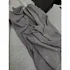 DestacadoYuran 26 Nueva Colección de Principios de Otoño: Camiseta de Algodón Perezoso de Doble Hilo Texturizado, Corte Holgado, Mangas Murciélago, Dos Vías
