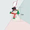 Artesanías Creativas de Arcilla Suave Personaje Arcilla Suave Papá Noel Reno Muñeco de Nieve Colgante Arreglo de Árbol de Navidad Colgante de Navidad