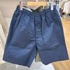 Shorts de Longitud Media para Hombre y Mujer con Cintura Elástica, Versátiles Casuales de Color Sólido de Cinco Puntos, Nuevo Modelo Primavera/Verano 2025 477515