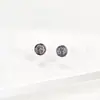 Brincos de Opala em Liga de Titânio, Tarraxas de Osso da Orelha com Espiral Interna e Base Plana de Opala, Fabricantes de Fonte de Joias para Piercing, Atacado Transfronteiriço
