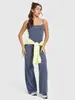 Top de Tirantes de Yoga Cuadrado con Sensación de Segunda Piel, Superventas Transfronterizo para Mujer con Almohadillas en el Pecho, Hermoso Diseño de Espalda, Top Deportivo Anti-Impacto para Fitness como Ropa Exterior