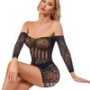 Lencería sexy transfronteriza de Amazon, ropa de red, nueva tentación, lencería sexy con perspectiva hueca y sin espalda.