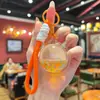 Llavero de Acrílico Creativo con Líquido, Aceite y Brillo de Arena Movediza, Colgante para Coche, Decoración para Bolso de Niña, Regalo Exquisito