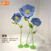 Tienda de flores de papel gigantes a gran escala Meichen decoración de boda accesorios de boda diseño de ventana productos de flores de papel falsas hechas a mano