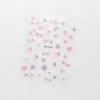 Nuevo Pegatina de Uñas Artísticas Flor Mariposa Pura Rosa Azul Flor Pequeña Mariposa Pintada a Mano Dulce Linda Pegatina de Uñas Todo Fósforo