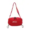 Bolso Estampado Minimalista Estilo Japonés 2026 Nueva Versión Coreana Bolso Cruzado Simple Casual de Hombro Bolso Tipo Dumpling de Nylon