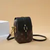 Bolso Retro de PU para Mujer Bolso Cruzado de Verano para Mujer Sentido de Alta Gama para Mujer Moda Multicapa Gran Capacidad Bolso de Hombro para Mujer Bolso para Teléfono Móvil