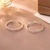 Pendientes de Plata de Ley S925 con Aguja Metálica, Estilo Minimalista con Toque de Lujo, Pendientes de Personalidad Modernos para el Día a Día, Diseño de Nicho, Elegantes Accesorios para las Orejas