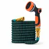 Pistola de riego multifuncional transfronteriza, herramienta de riego de jardín, aspersor para riego de verduras, pistola de lavado a presión para coche, manguera de látex