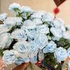 Peônia de casamento flor artificial rosa decoração de casamento buquê artificial estrada flor de chumbo linha decoração de flores peônia artificial