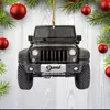 Enfeites de Natal Caminhão Entusiastas de Carros Festa de Natal Decorações Penduradas Motorista Decoração de Natal Pingente Acrílico Plano