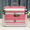 Caja de Joyas con Candado de Contraseña Gran Capacidad Estuche de Maquillaje Portátil Caja Multifuncional para Joyería de Mano Caja de Maquillaje Regalo de Princesa